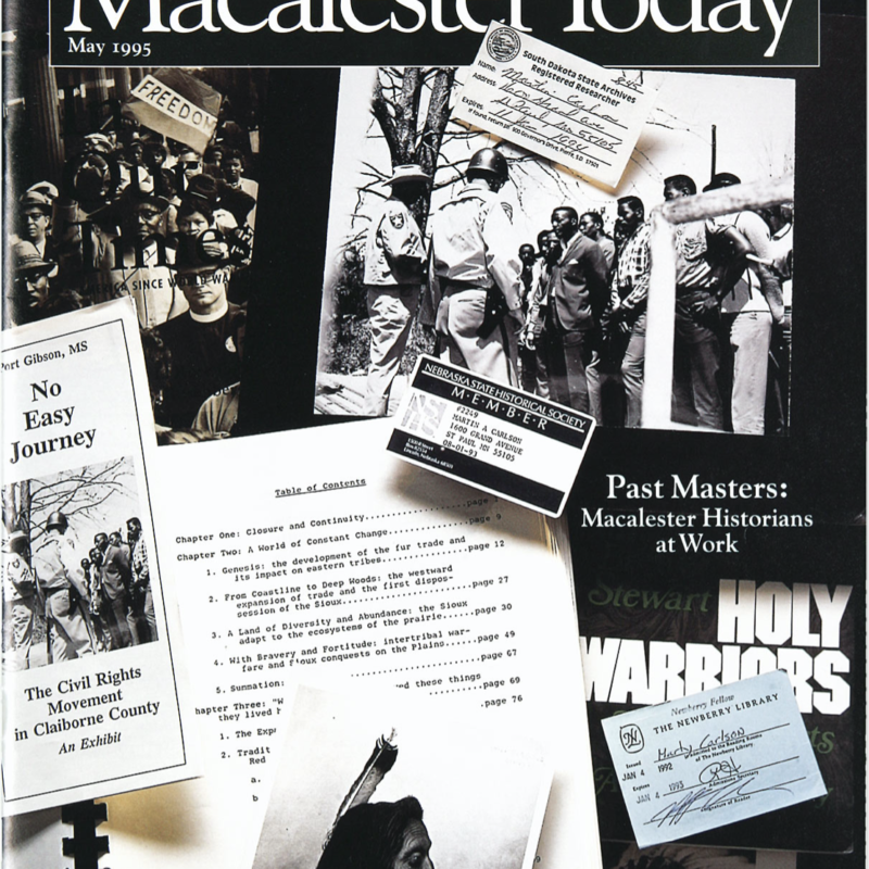 Macalester Today May 1995 cover